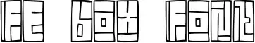 FE Box Font