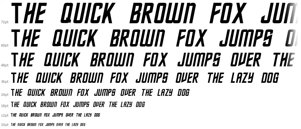 Federation Classicfont waterfall