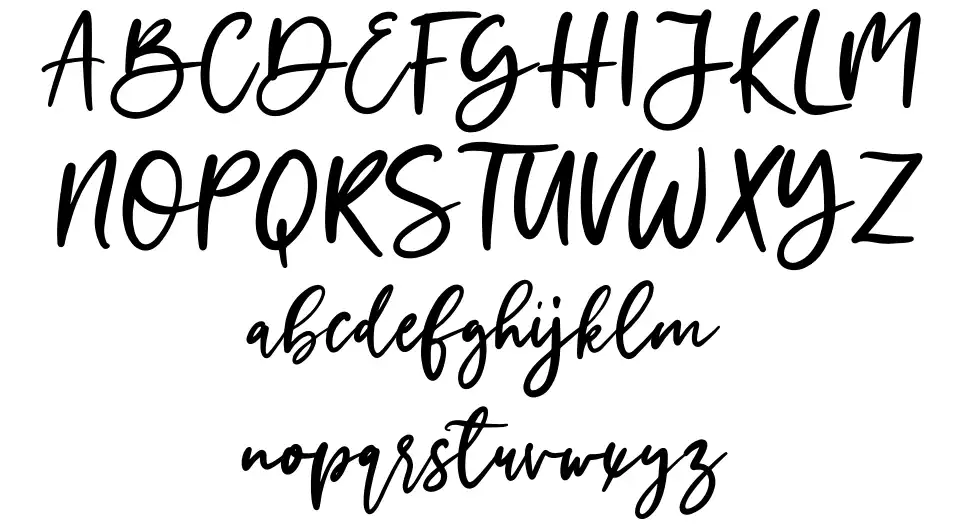 Feeling Lonelyfont specimens
