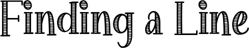 Finding a Line
