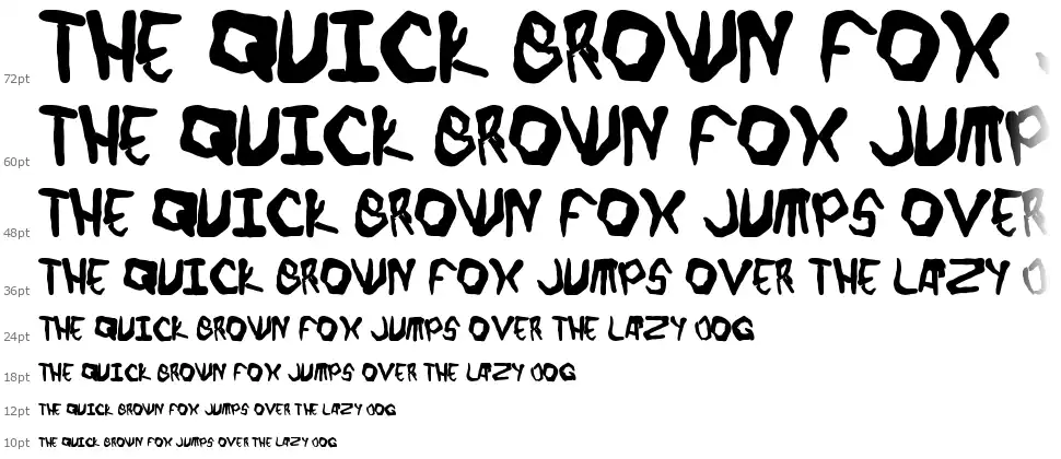 Finger fontfont waterfall