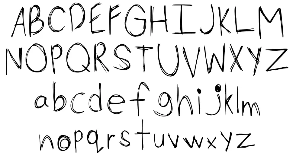 Font Saddie Pogfont specimens