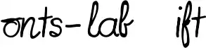 Fonts-lab Gift