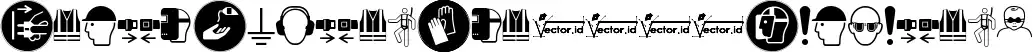 Fonts Vector Iso 7010 Mandatory