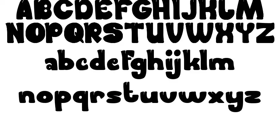 Forest Thingfont specimens