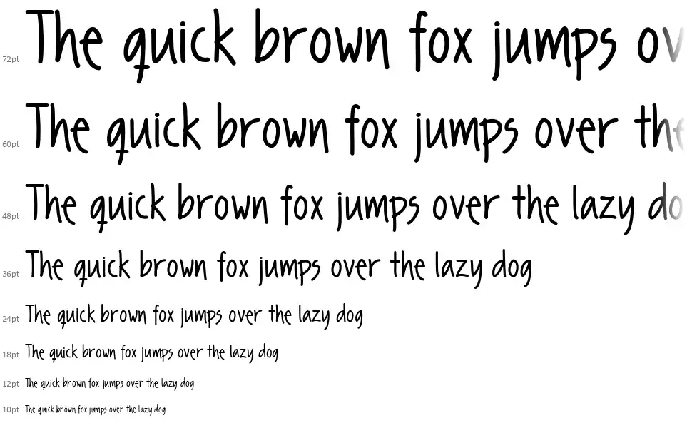 FP Second Handfont waterfall