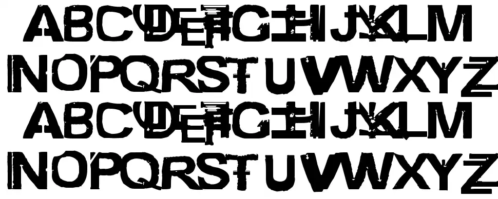 Freestyler Ancient F6font specimens
