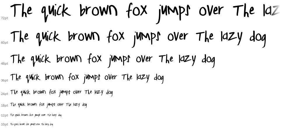 Fresh Holidayfont waterfall
