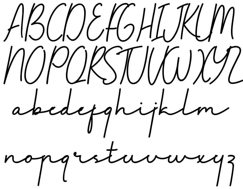 Friendship Goalfont specimens