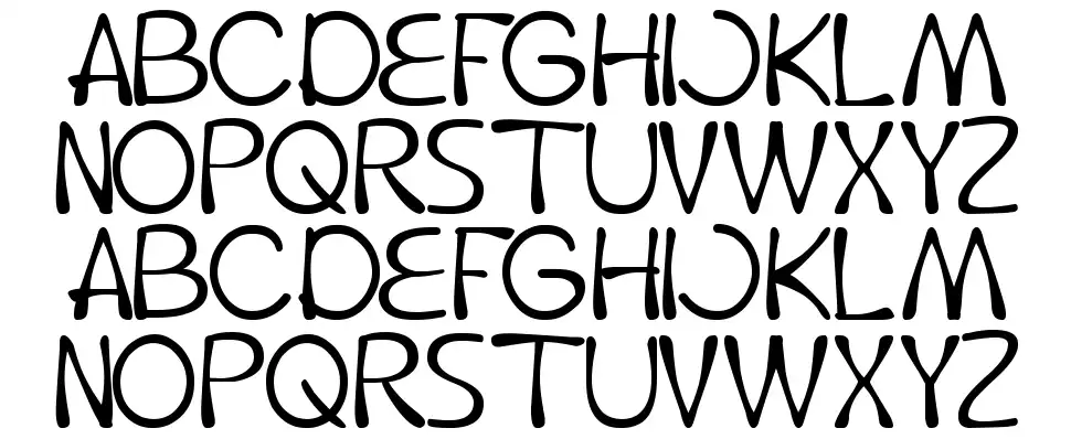 Fruit Vegetablefont specimens