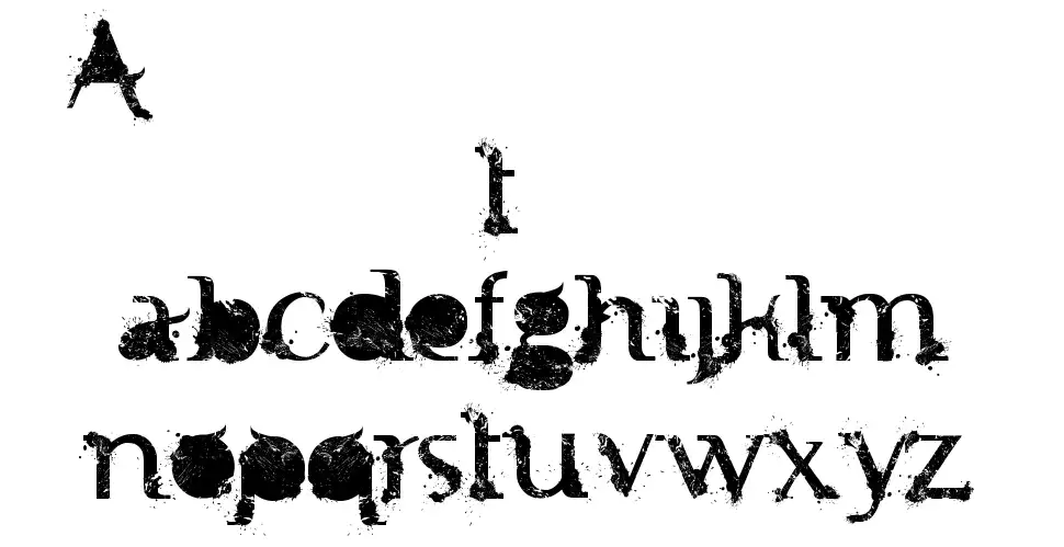 FTF Minthee Indonesiana 3thfont specimens