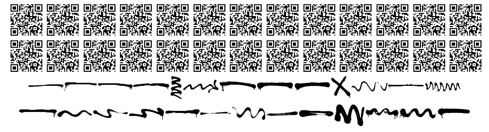 Fun Linesfont specimens
