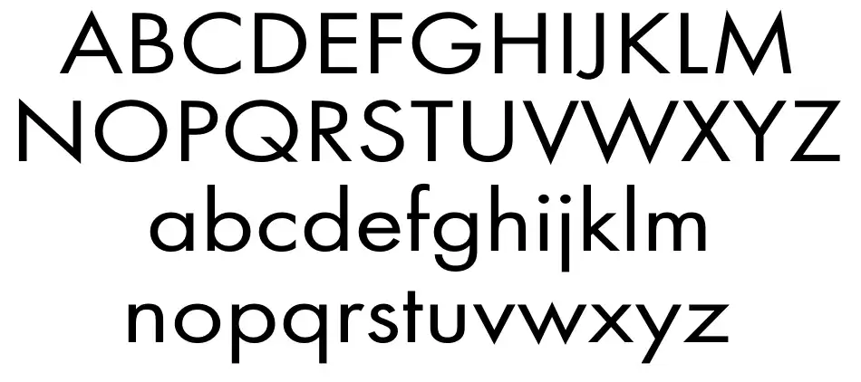 FuturaExtfont specimens