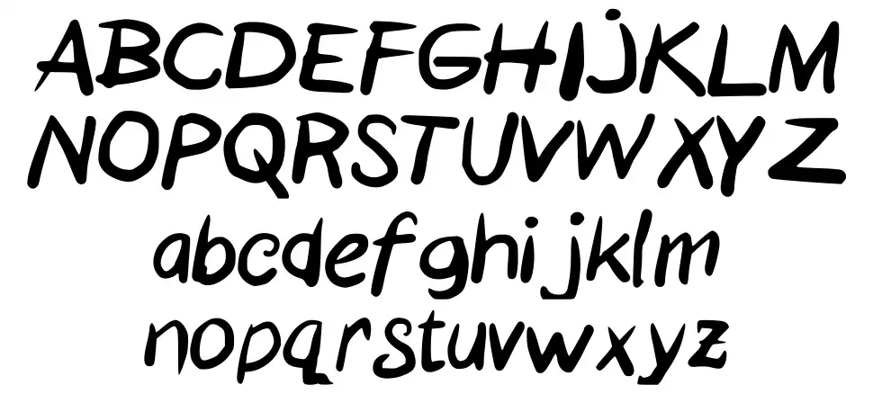 Gemeteranfont specimens