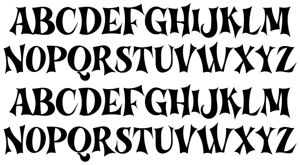 Ghosteenfont specimens