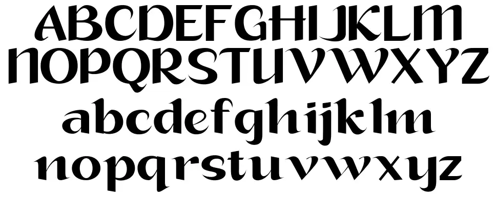 Gitkyfont specimens