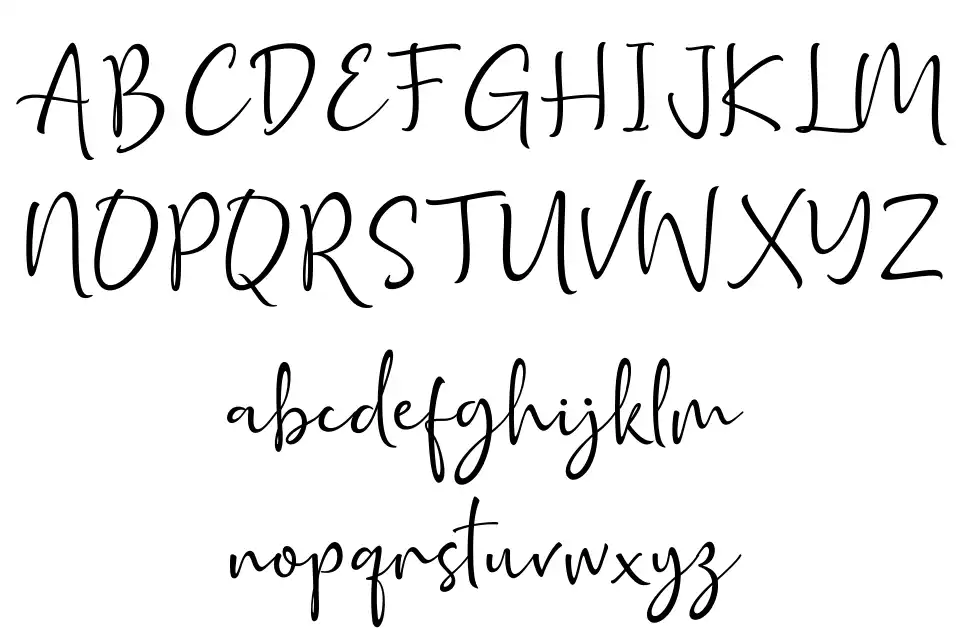 Golden Class Scriptfont specimens