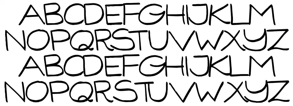 Gorilla Comixfont specimens
