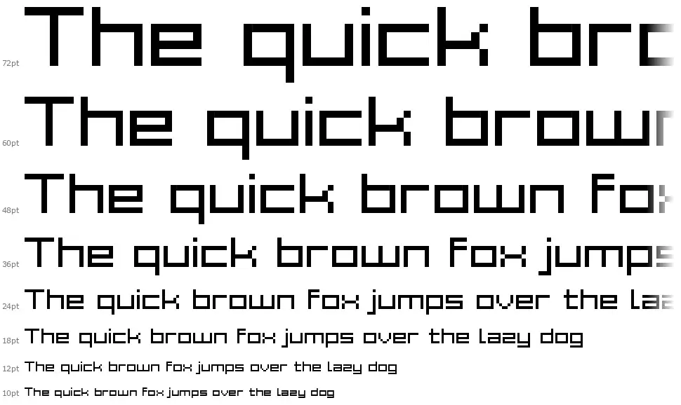 Grixel Acme 7 Widefont waterfall
