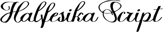 Halfesika Script