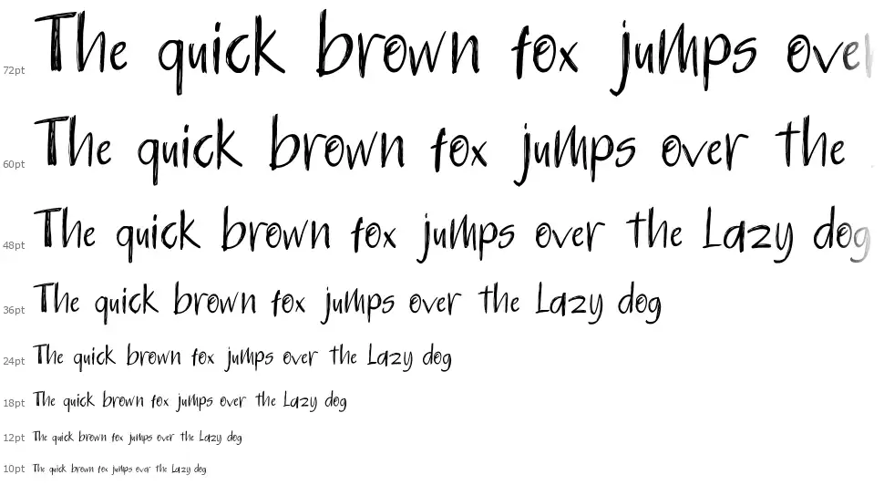 Halloween Sweetfont waterfall