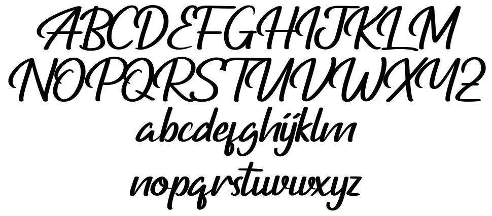 Hardstandingfont specimens