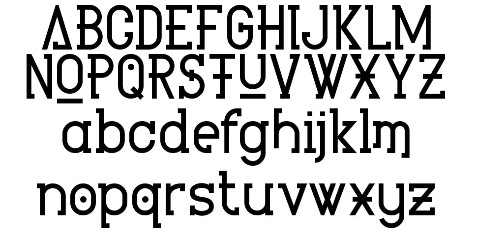 Heartbeat Synchronicityfont specimens