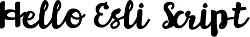 Hello Esli Script