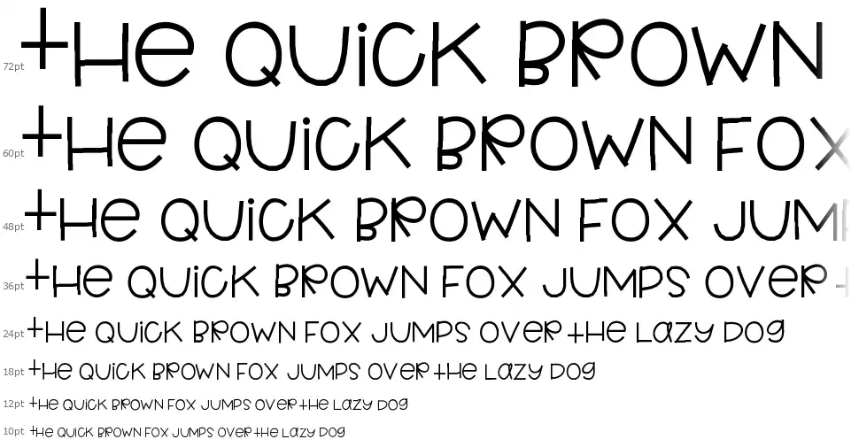 Hello Kindergartenfont waterfall