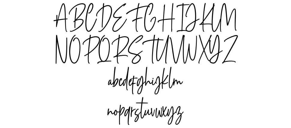 Holigansfont specimens