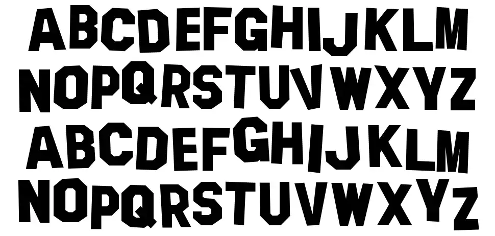 Hollywood Capitalfont specimens