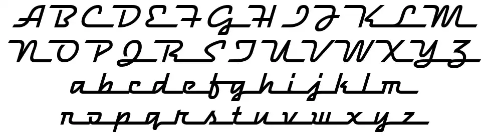 Hood Ornamentfont specimens
