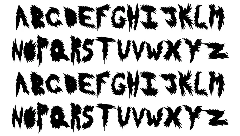 Hot Flashfont specimens