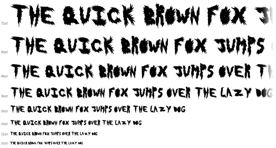 Hot Flashfont waterfall