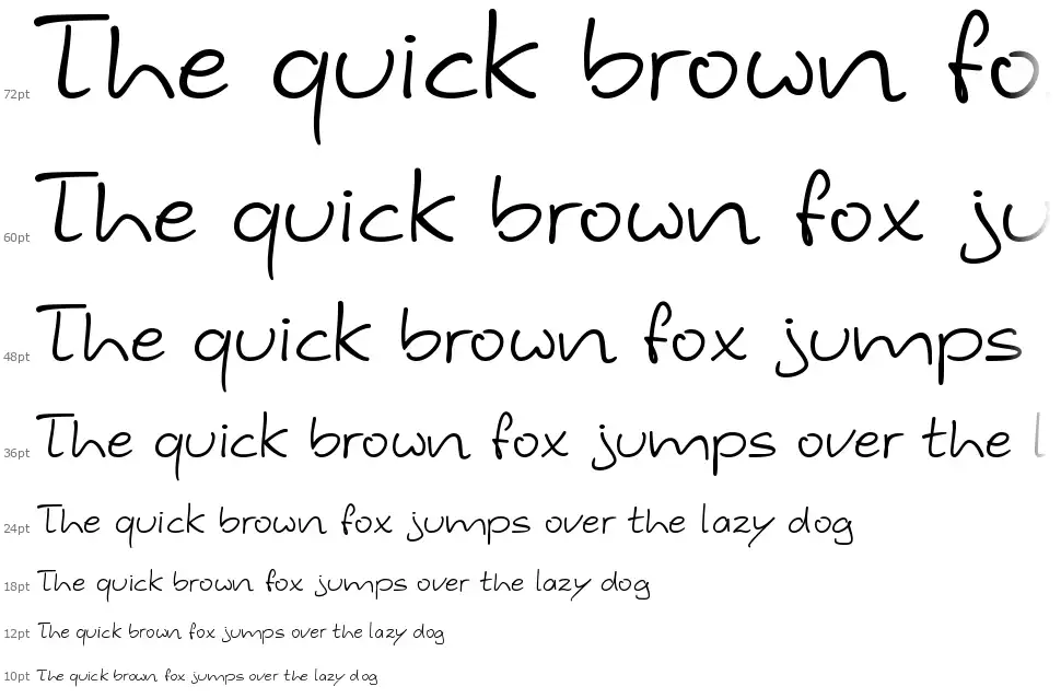 Hybi 4 Scriptfont waterfall