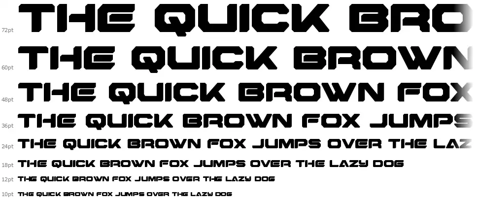 Hyper Vyperfont waterfall