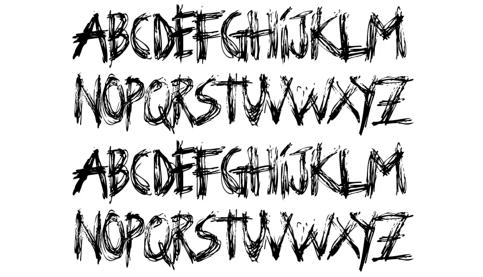 Hystericalfont specimens