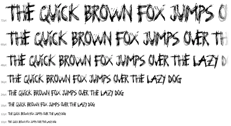 Hystericalfont waterfall