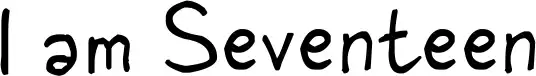 I am Seventeen