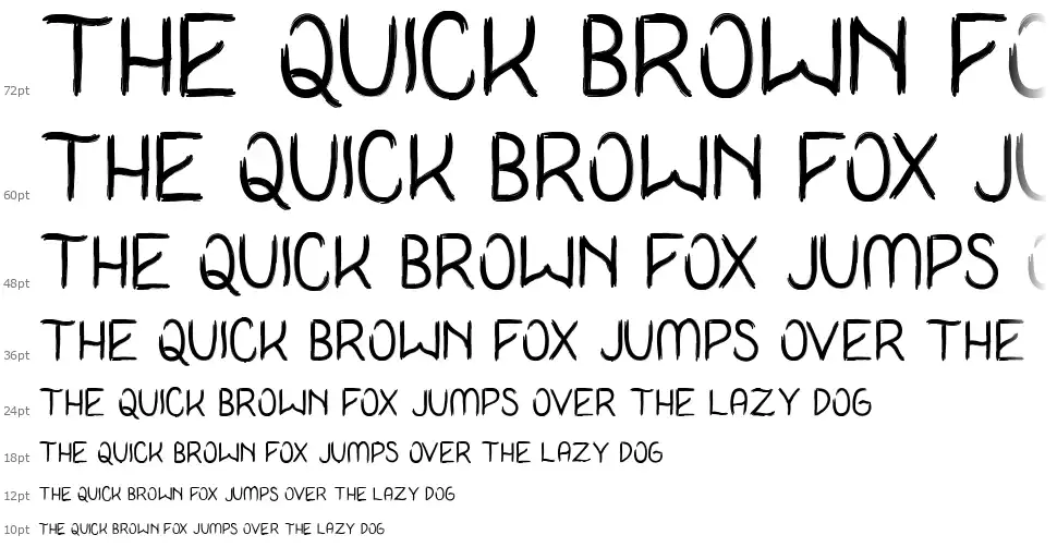 I Never Learnfont waterfall
