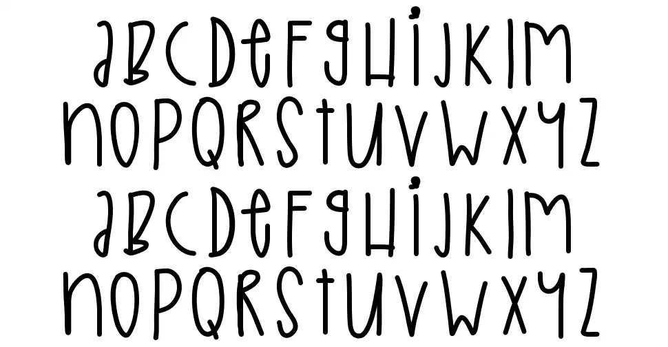 Ice Princessfont specimens