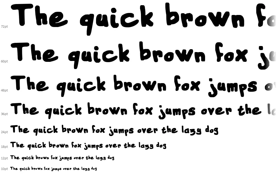 Instant Markerfont waterfall