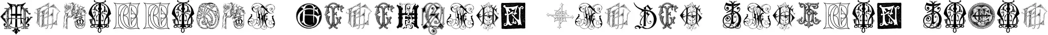 Intellecta Monograms Random Samples Seven