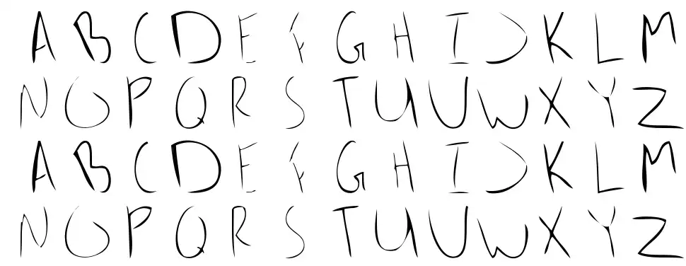 Jack Attackfont specimens