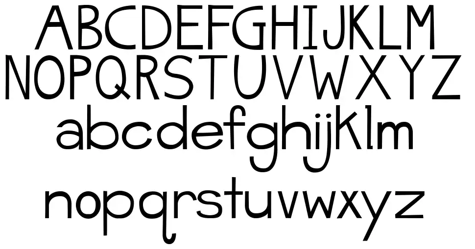 Jelly Bean Sandwichfont specimens