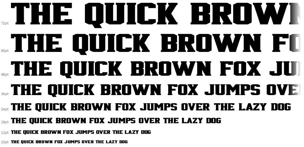 Jersey 716font waterfall