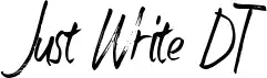 Just Write DT