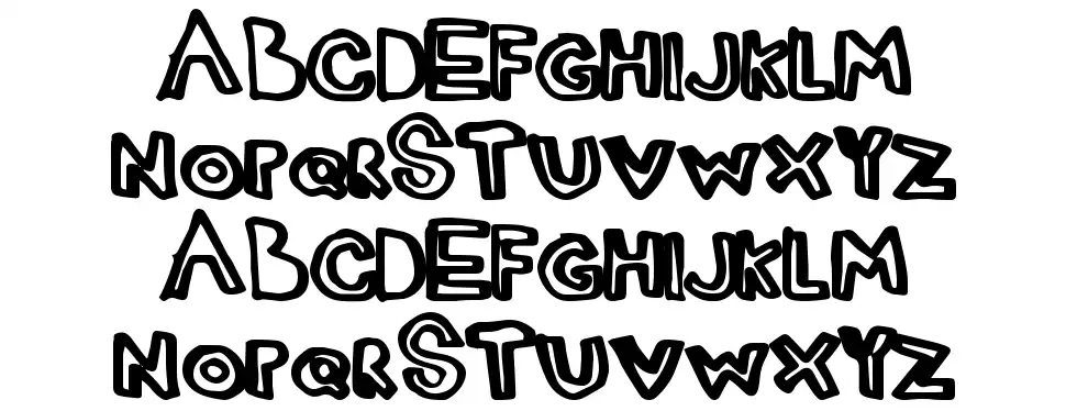 JustMarkerfont specimens