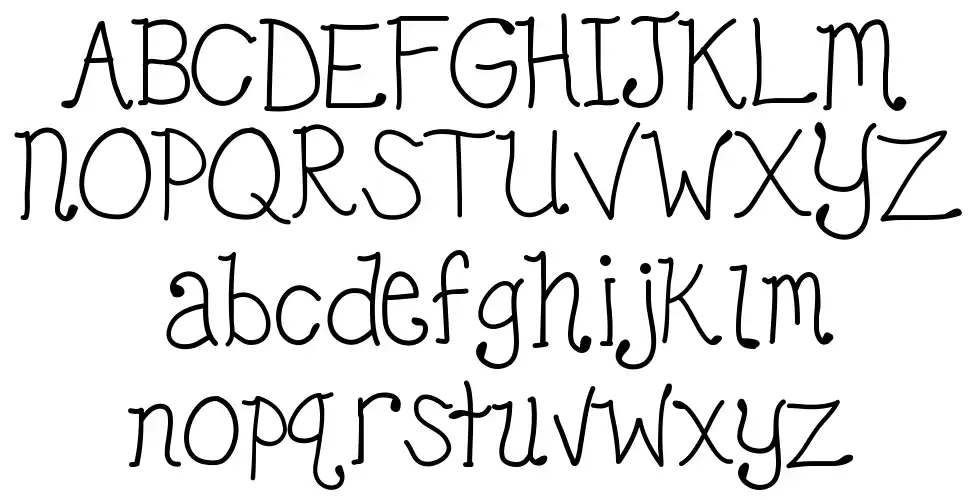 KB hear me playfont specimens