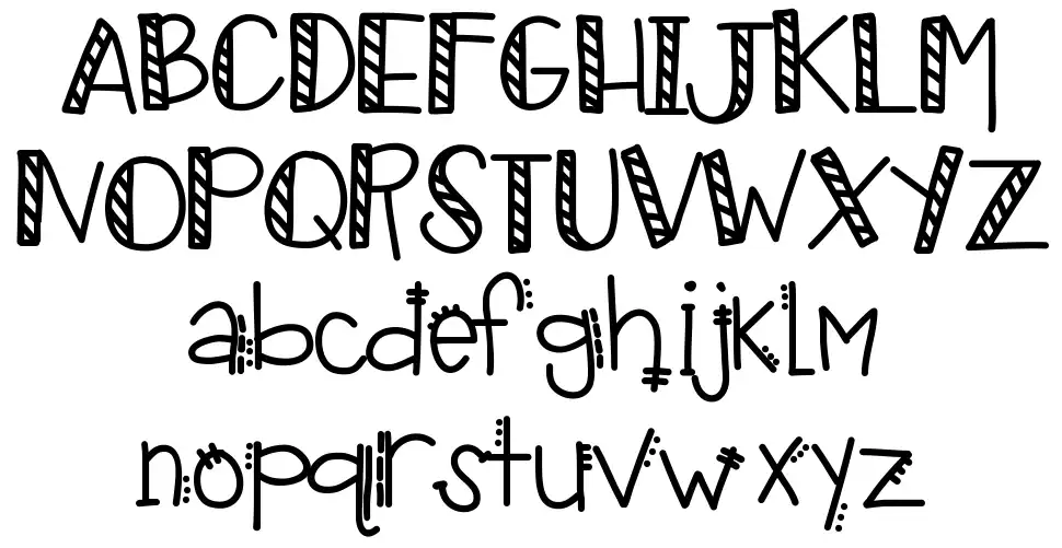 KB Tropical Vacationfont specimens